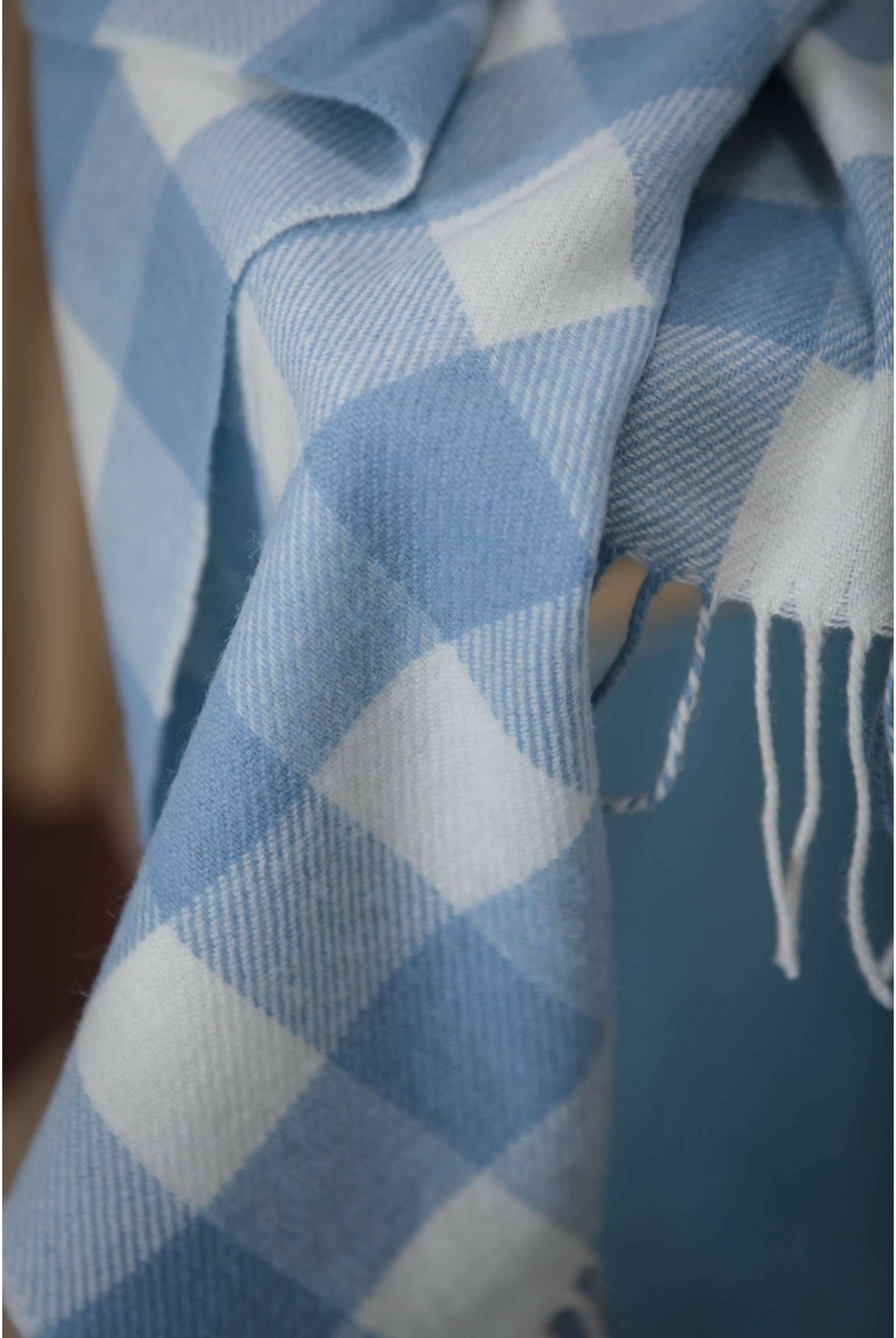 Blue foxford baby blanket - Mamas Hospital Bag Ireland