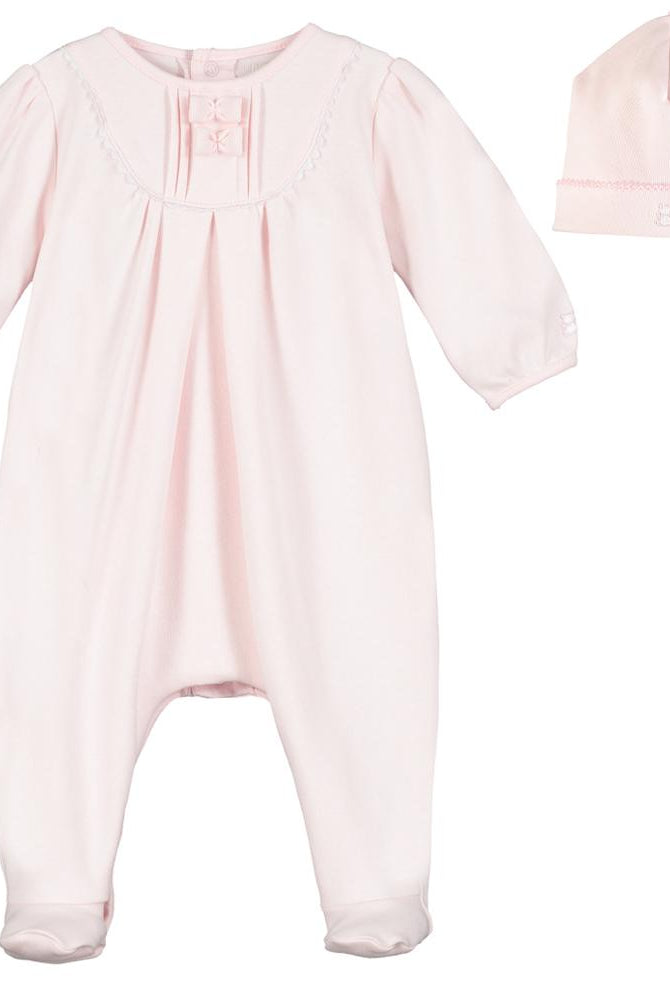 Pink babygro and hat by emile et rose - Mamas Hospital Bag