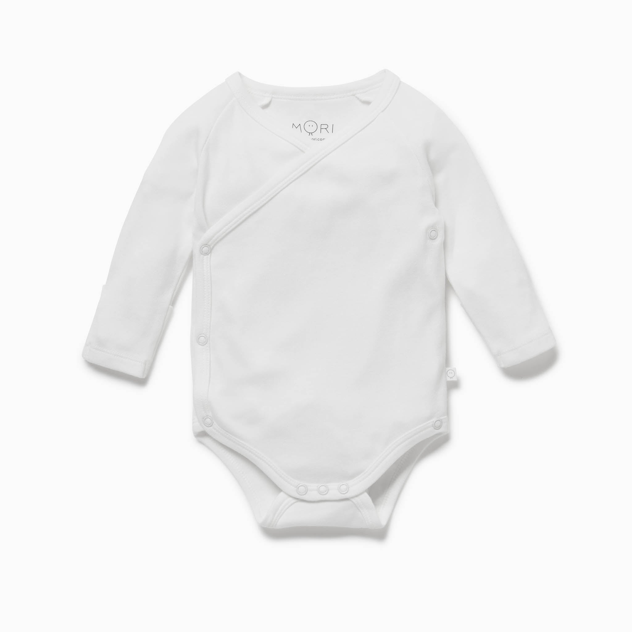 White kimono baby vest - Hospital Bag Essentials