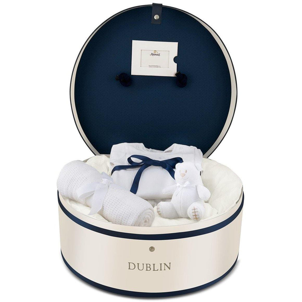 Hat Box Baby White Gift Set - Mamas Hospital Bag Ireland