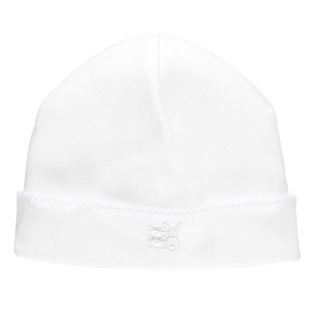 White baby hat hospital bag 