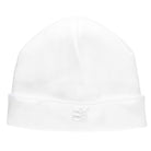 White baby hat hospital bag 